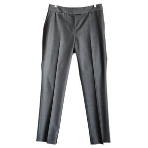 Tahari Arthur S. Levine Dark Gray Straight Leg Dress Trousers